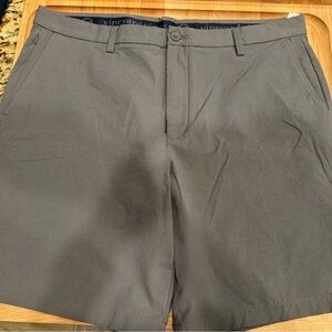 Vineyard Vines Men's Charcoal Flat Front Shorts